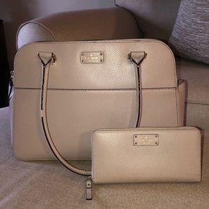 Kate Spade purse with matching wallet
